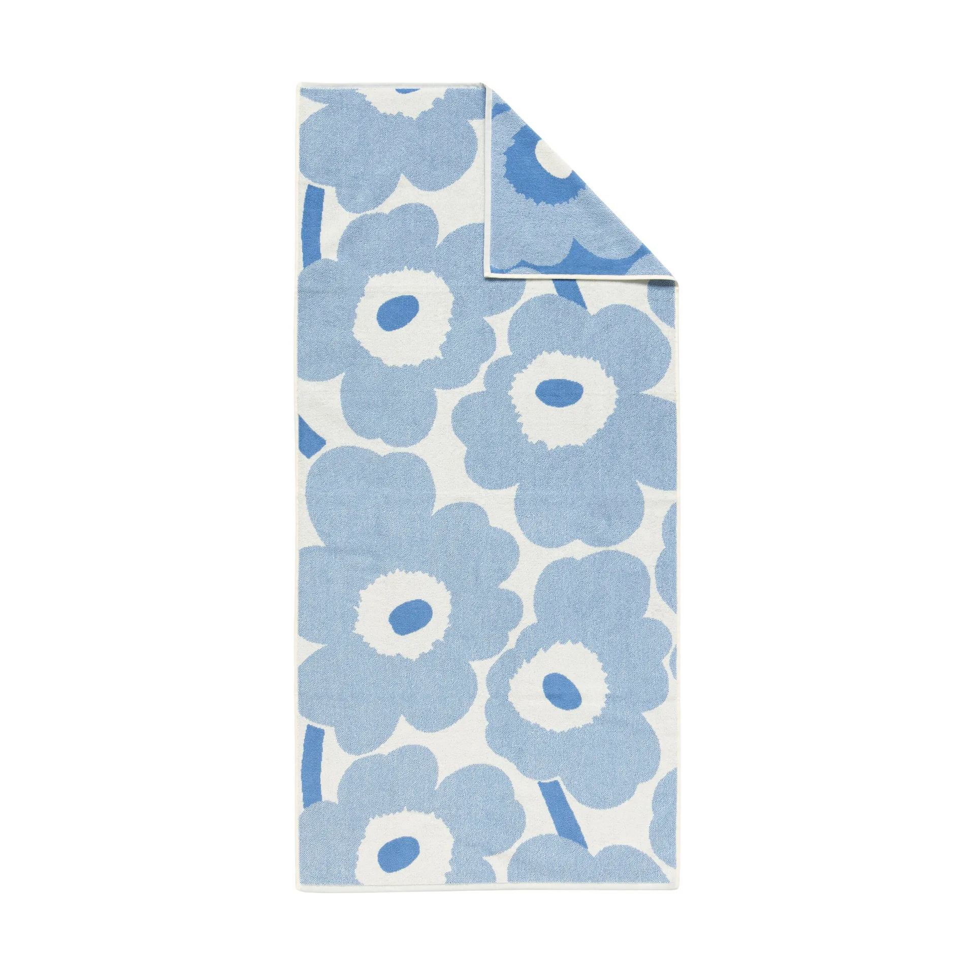 Unikko Badetuch 70x150cm, Blau Marimekko