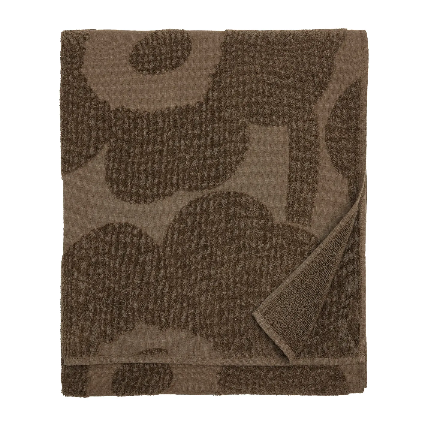 Unikko Badetuch 70x150cm, Dark sand Marimekko