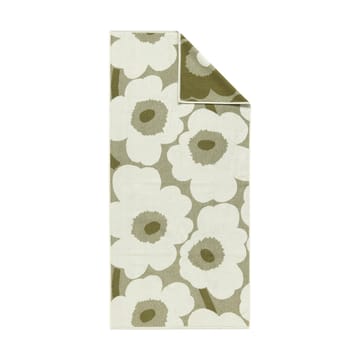 Unikko Badetuch 70x150cm - Green umber-cream - Marimekko