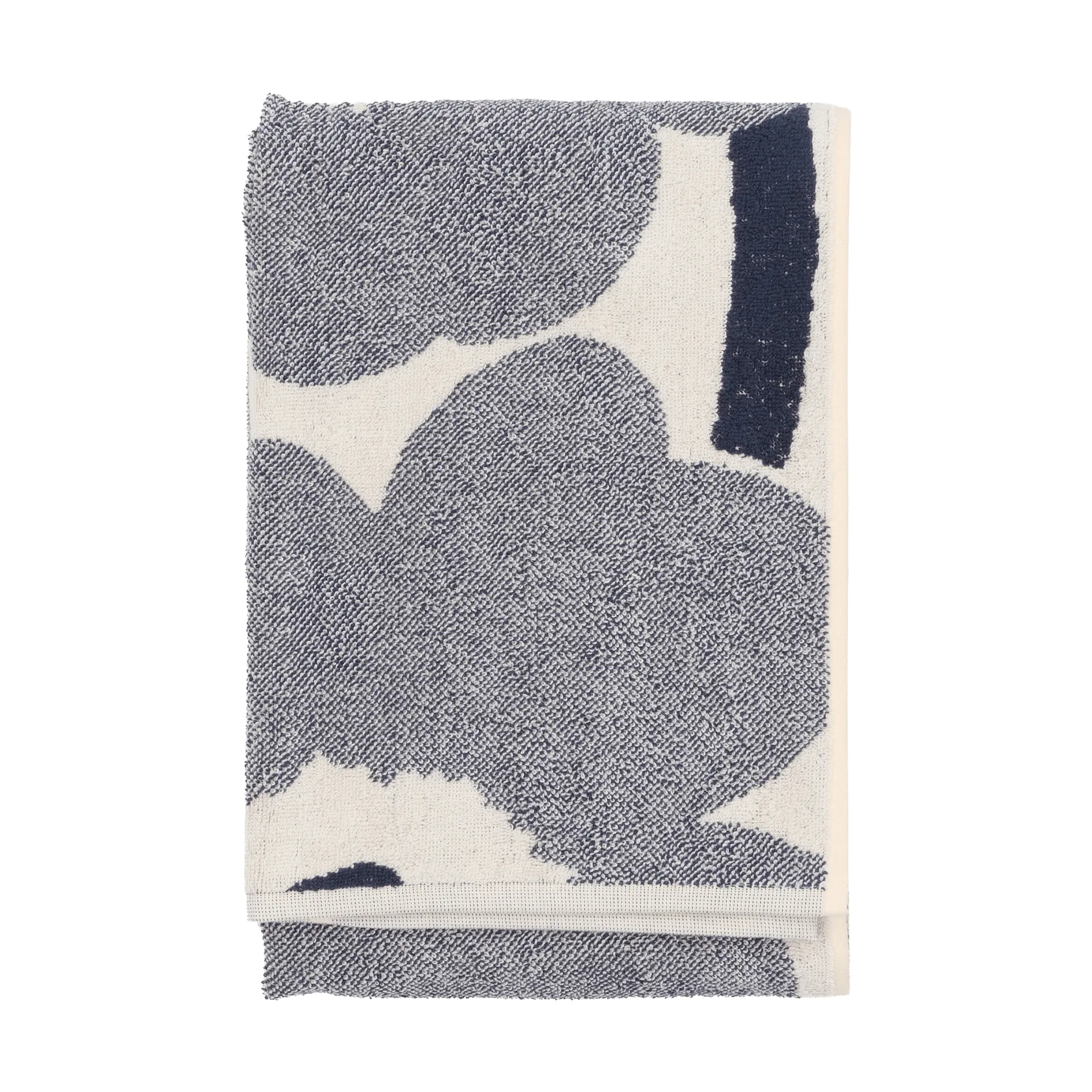 Unikko Badetuch 70x150cm, Off white-blueberry Marimekko