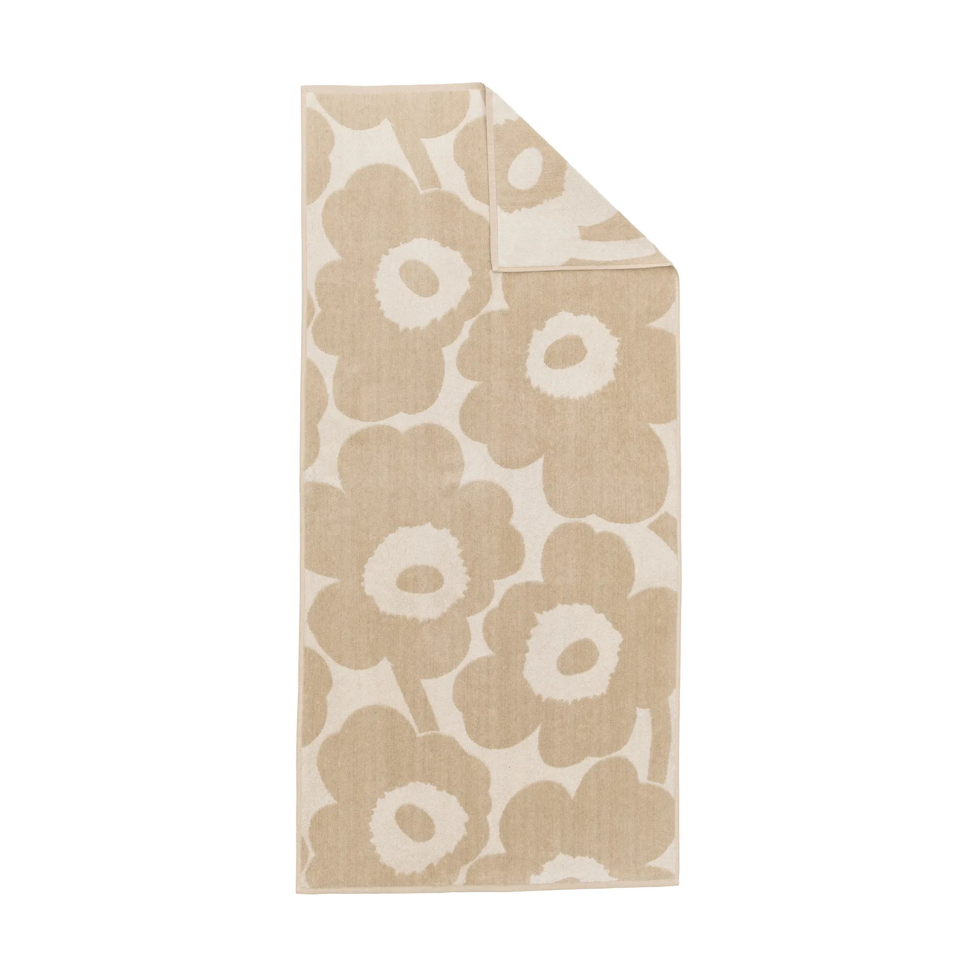 Unikko Badetuch 70x150cm, Off white-leinen Marimekko