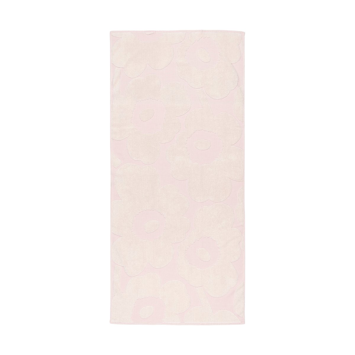 Marimekko Unikko Badetuch 70x150cm White-light pink