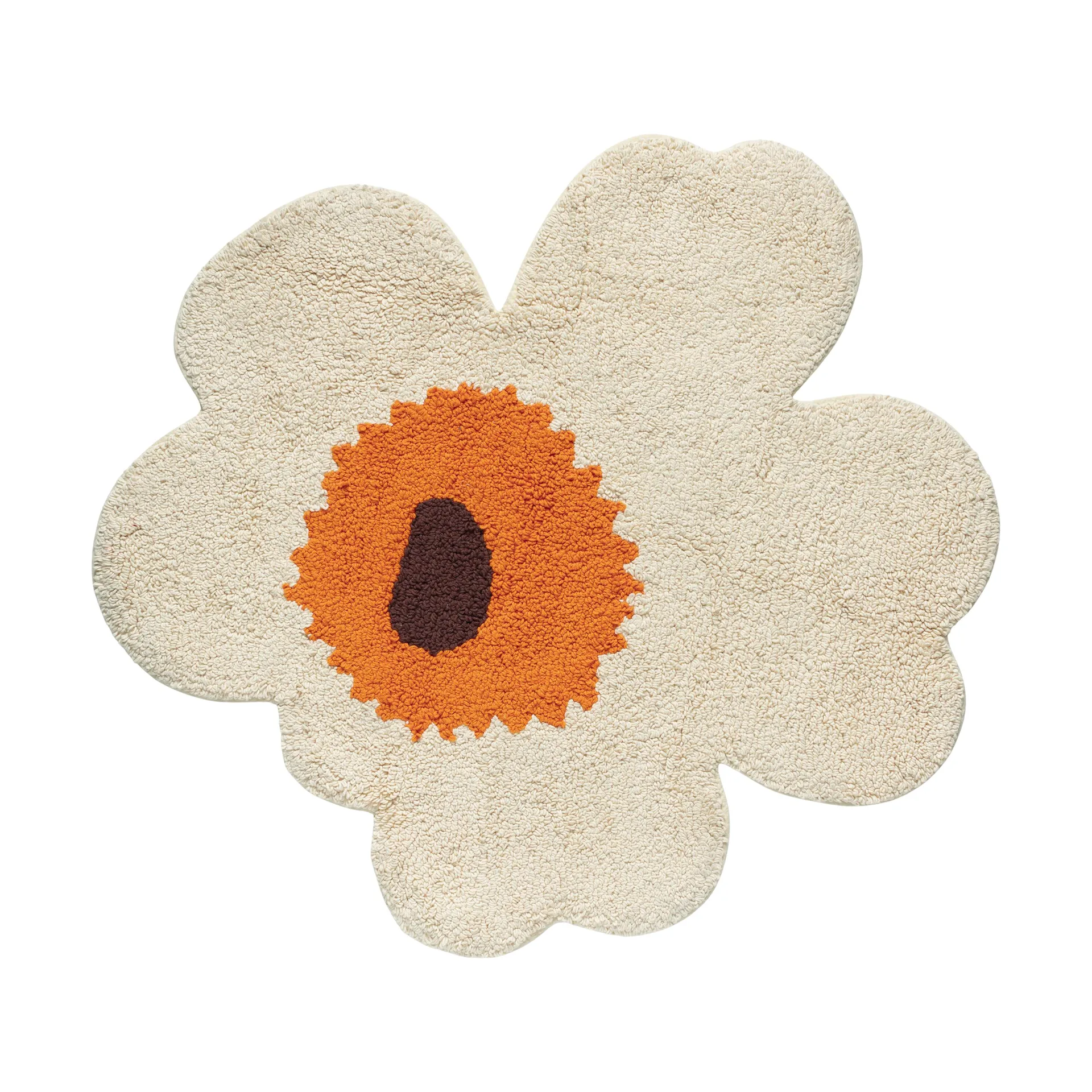 Unikko Badezimmerteppich 73x74 cm, Beige Marimekko