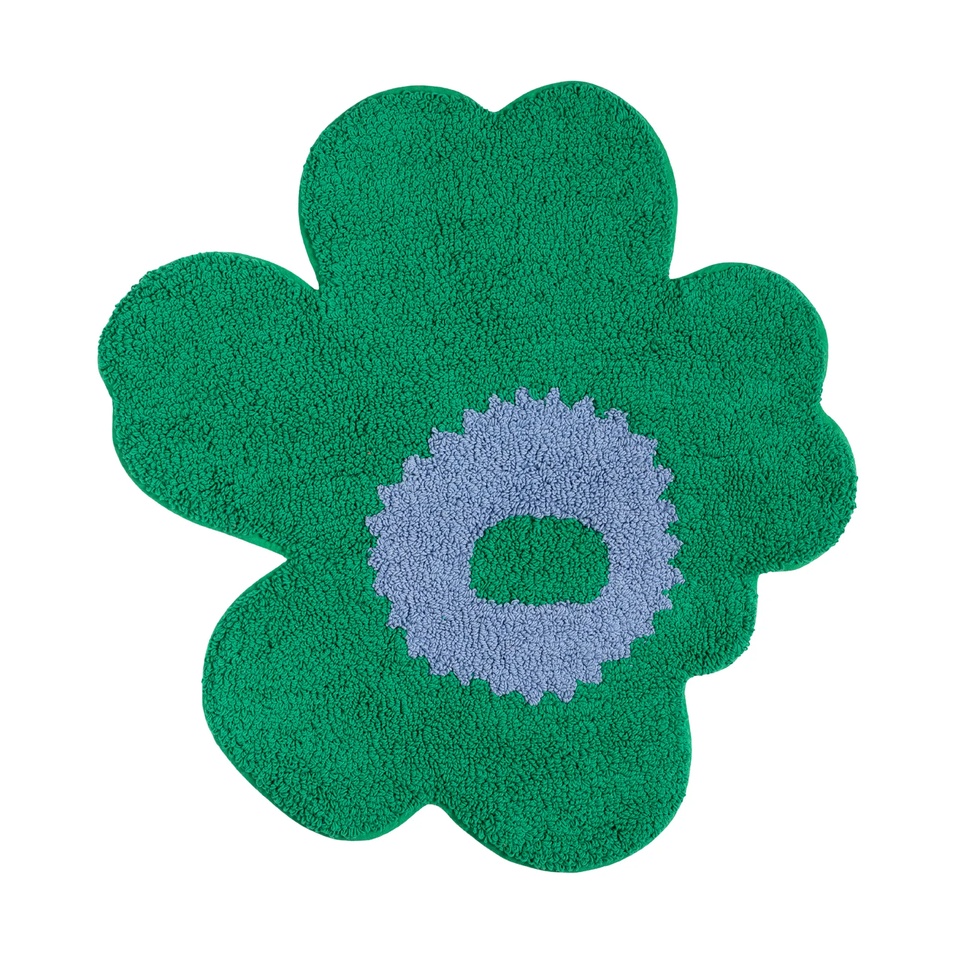 Unikko Badezimmerteppich 73x74 cm, Green-light blue Marimekko