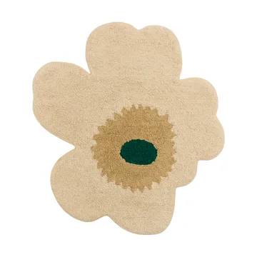 Unikko Badezimmerteppich 73x74 cm - Hay-sand-emerald - Marimekko