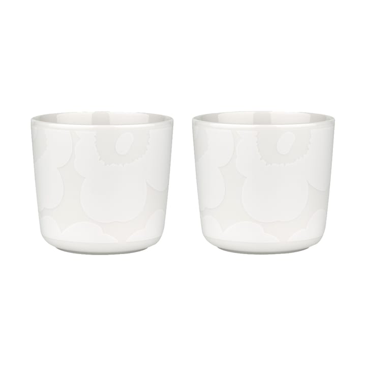 Unikko Becher 20 cl 2er-Pack - White-off white - Marimekko