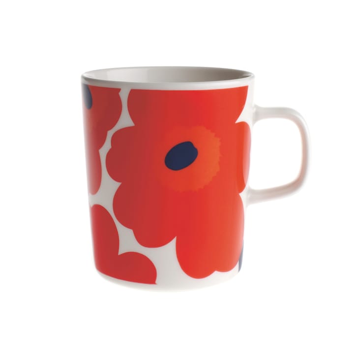 Unikko Becher 25 cl - Rot-weiß - Marimekko