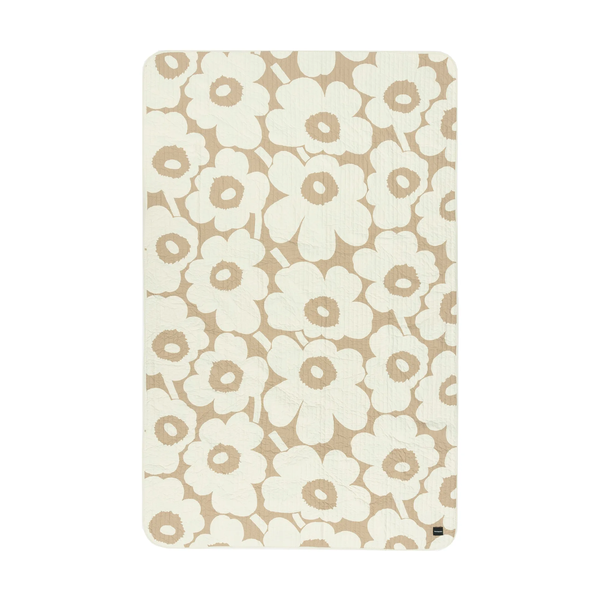 Unikko Bettlaken 160 x 260cm, Linen-off white Marimekko