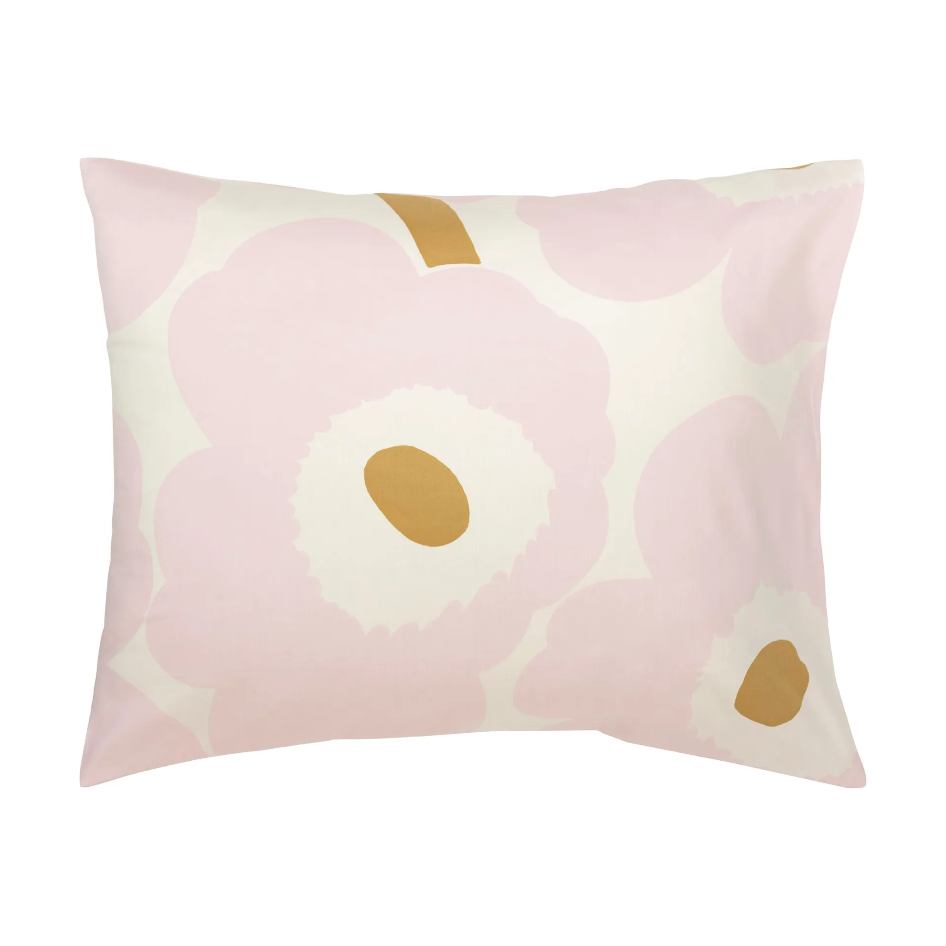 Unikko Bettwäsche-Set 150x210 cm+50x60 cm, White-light pink-beige Marimekko