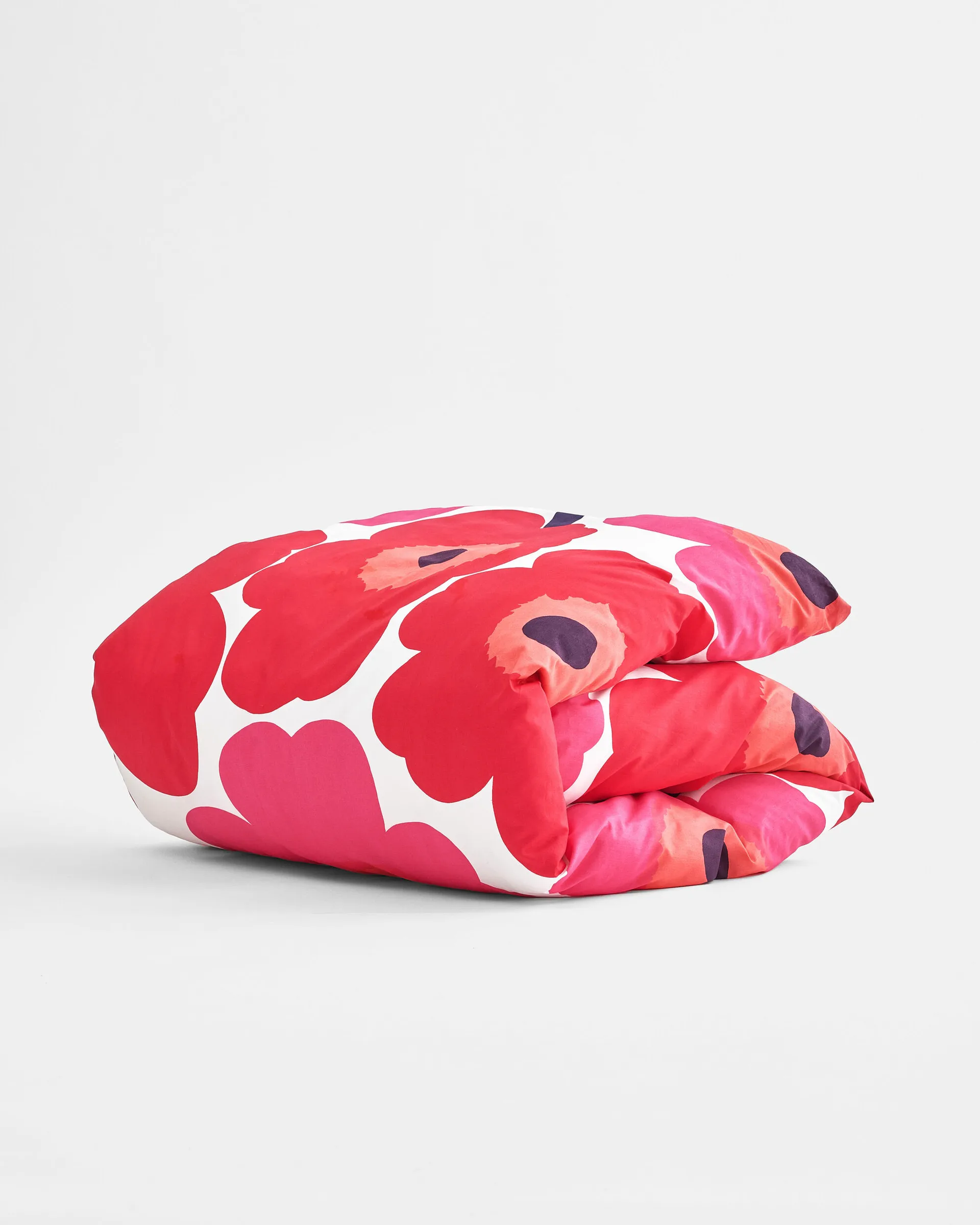 Unikko Deckenbezug 150x210cm, Rot-weiß Marimekko