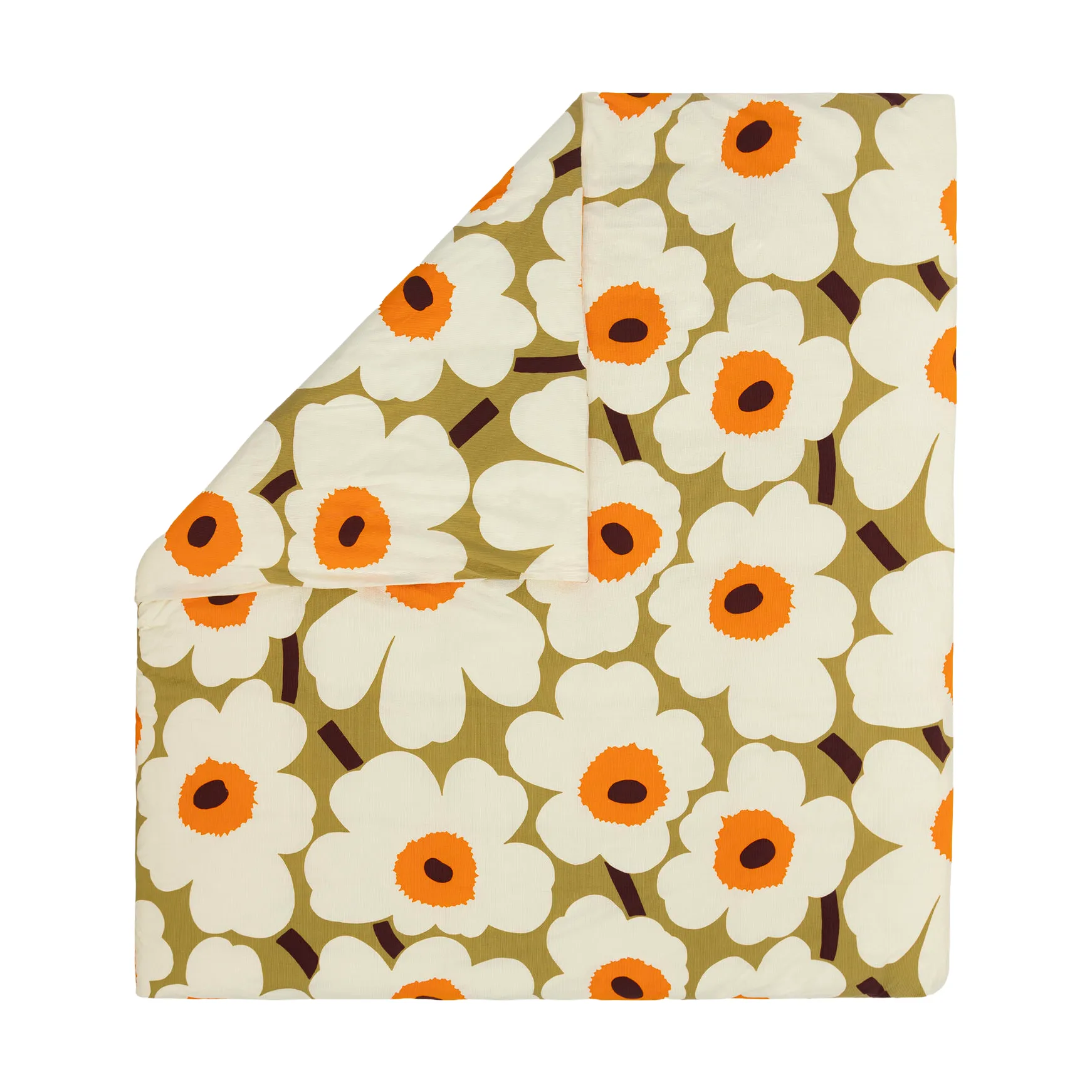 Unikko Deckenbezug 220x240cm, Beige Marimekko
