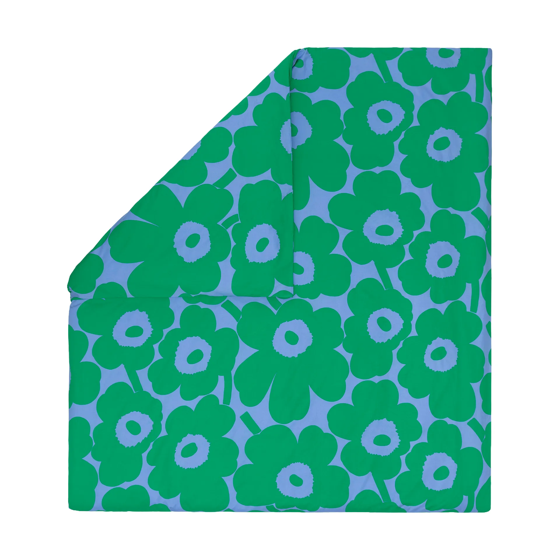 Unikko Deckenbezug 220x240cm, Light blue-green Marimekko