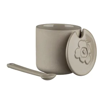 Unikko Dose mit Deckel und Löffel - Terra - Marimekko