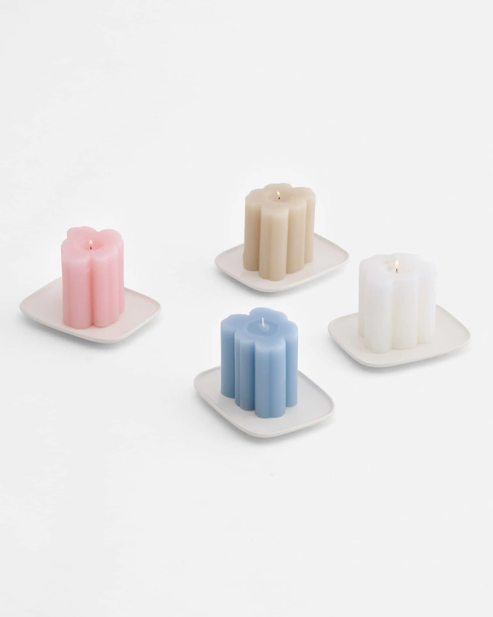 Unikko Form Kerze, Heidelbeere Marimekko