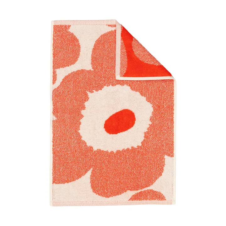 Unikko Gästehandtuch 32x50 cm - Off white-orange red - Marimekko