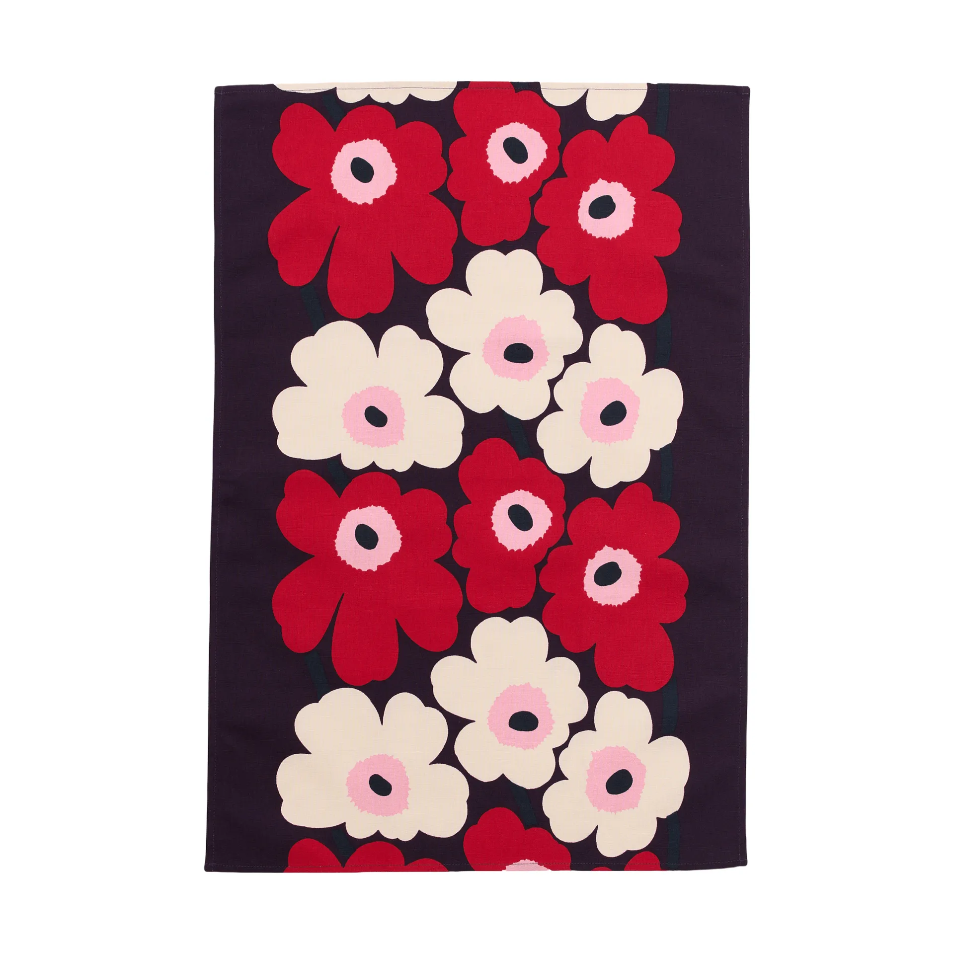 Unikko Geschirrtuch 47x70 cm, Plum-Cranberry-Off white-Rose Marimekko