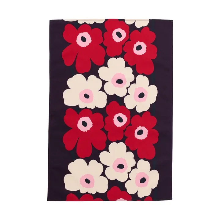 Unikko Geschirrtuch 47x70 cm - Plum-Cranberry-Off white-Rose - Marimekko