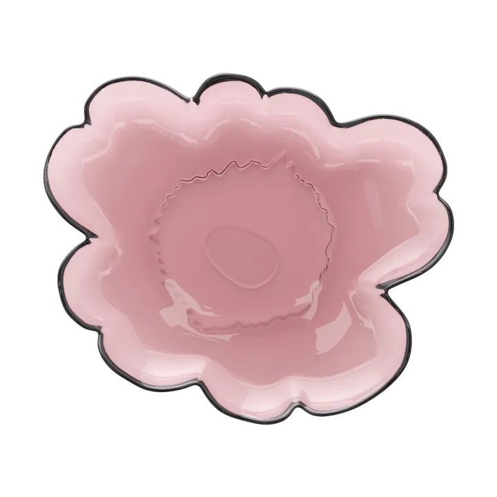 Unikko Glasteller 20 cm - Heidekraut - Marimekko