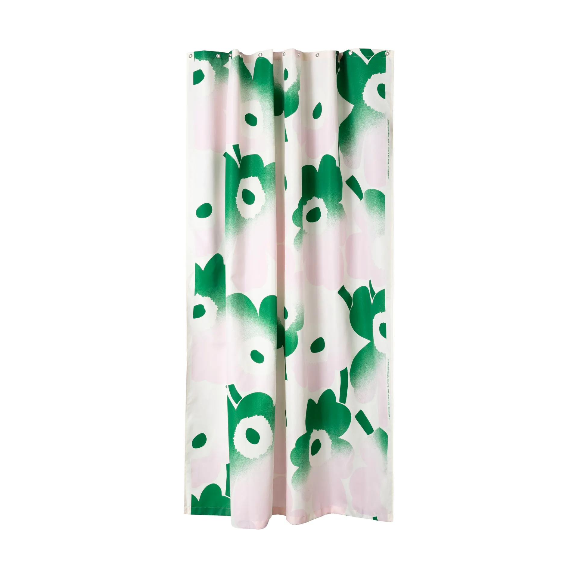 Unikko Häivähdys Duschvorhang 180x200 cm, Grün Marimekko