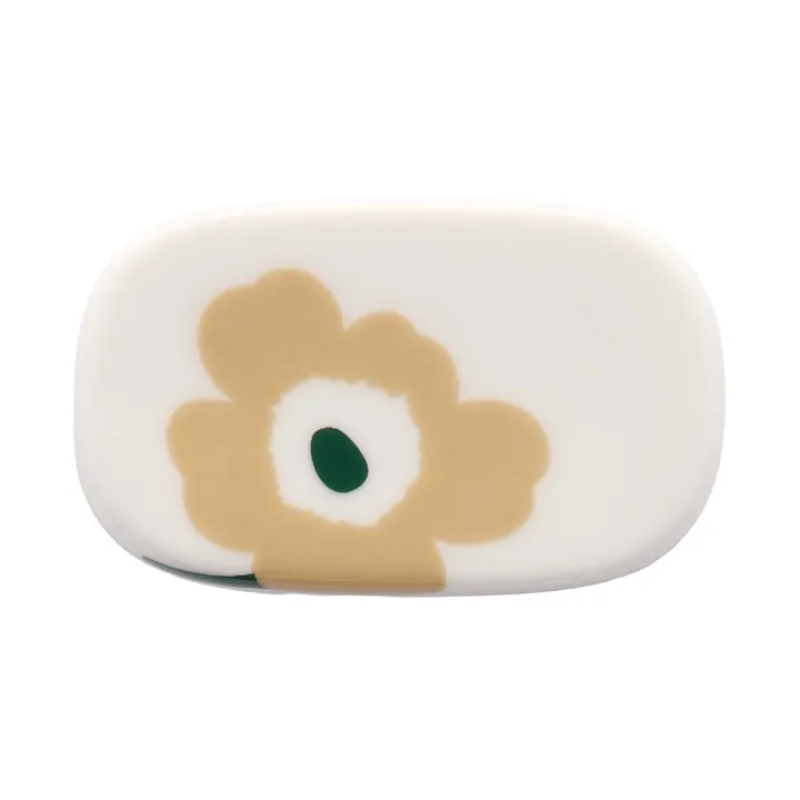 Unikko Halter für Essstäbchen - Weiß-Hellsand-Beige-Dunkelgrün - Marimekko