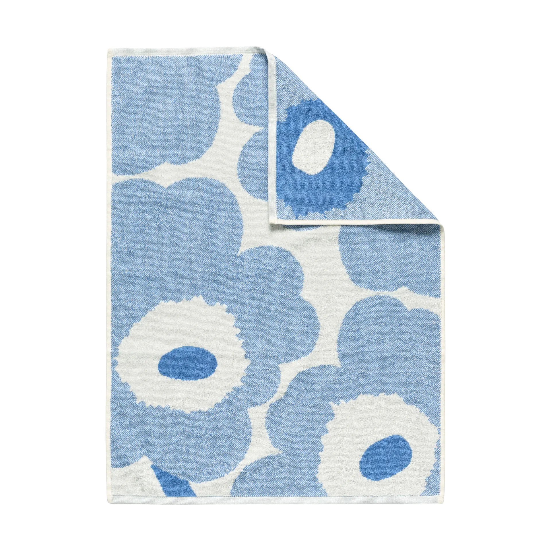 Unikko Handtuch 50x70cm, Blau Marimekko
