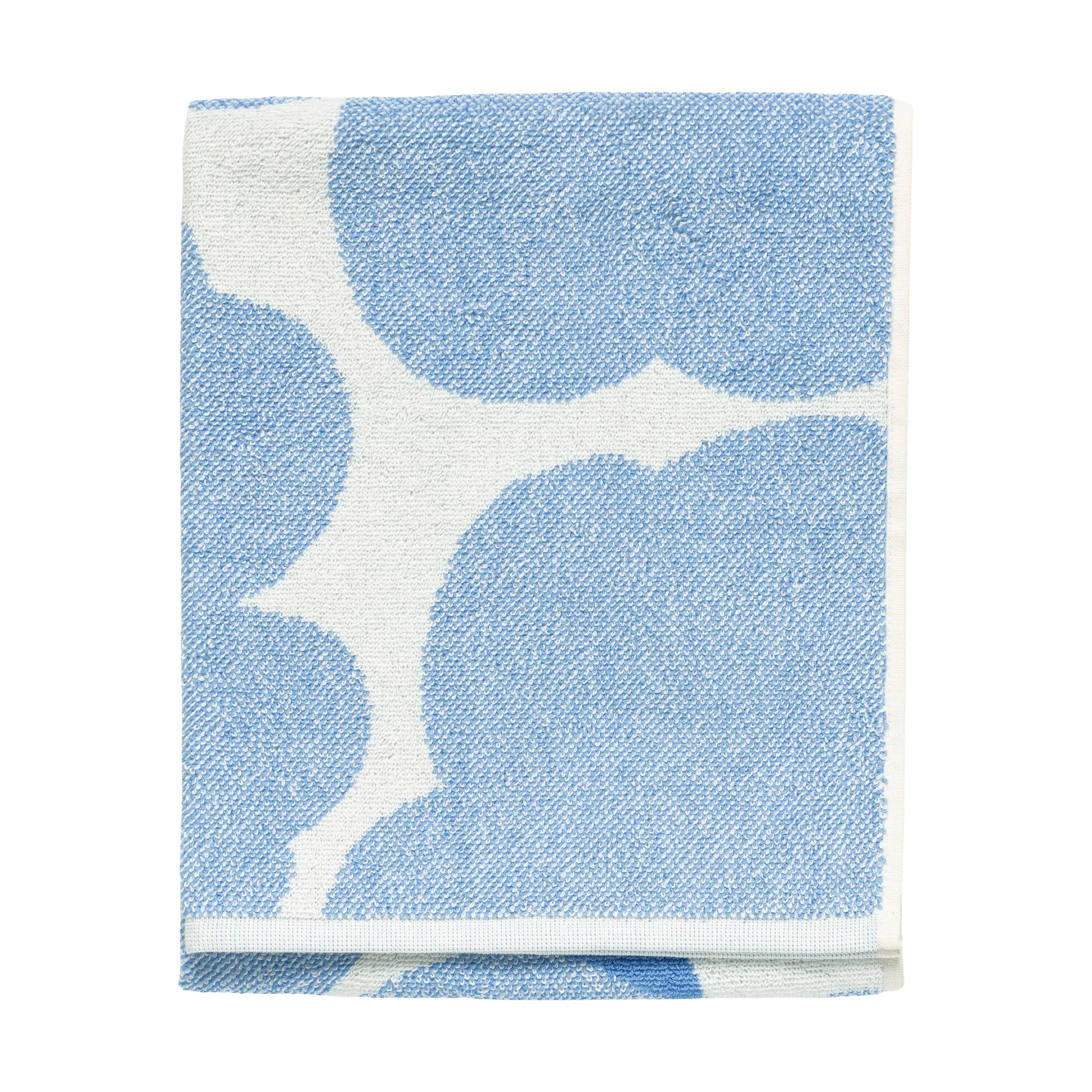 Unikko Handtuch 50x70cm, Blau Marimekko