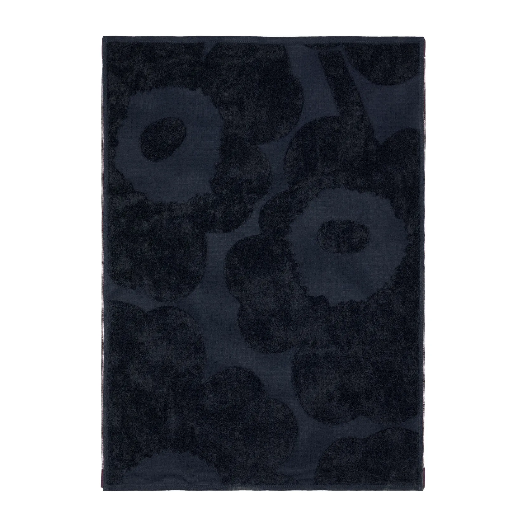 Unikko Handtuch 50x70cm, Dunkelblau Marimekko