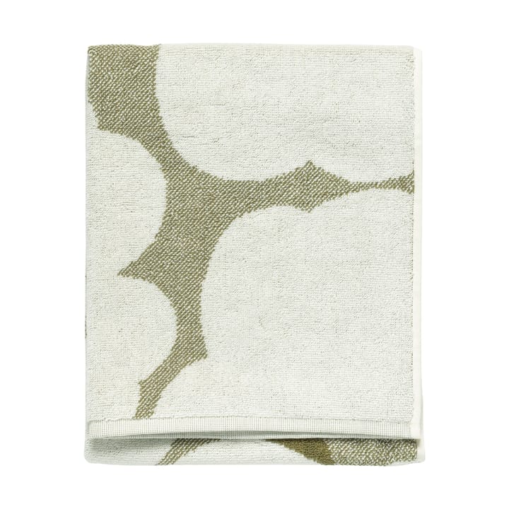 Unikko Handtuch 50x70cm - Green umber-cream - Marimekko