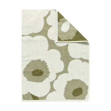 Unikko Handtuch 50x70cm - Green umber-cream - Marimekko