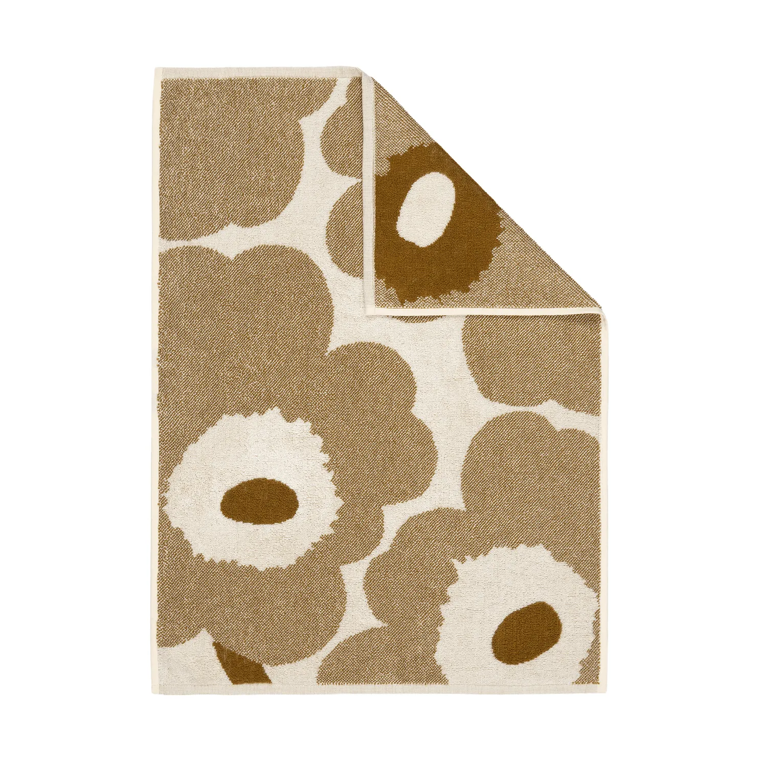 Unikko Handtuch 50x70cm, Off white-Bronze Marimekko