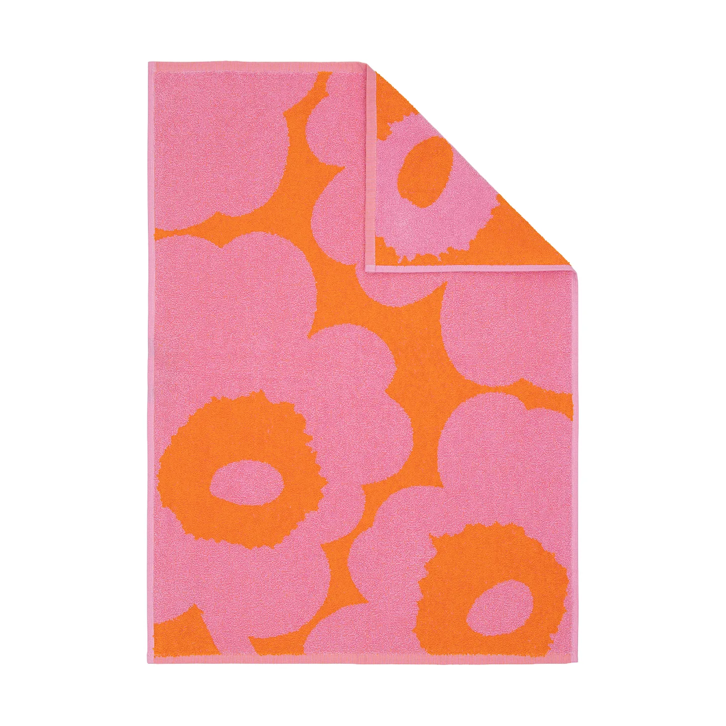 Unikko Handtuch 50x70cm, Orange-pink Marimekko
