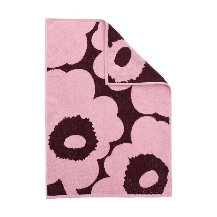 Unikko Handtuch 50x70cm - Pflaume-Pink - Marimekko
