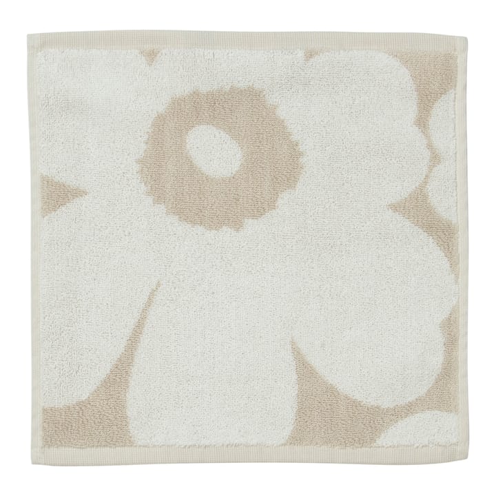 Unikko Handtuch beige-weiß - 30 x 30cm - Marimekko