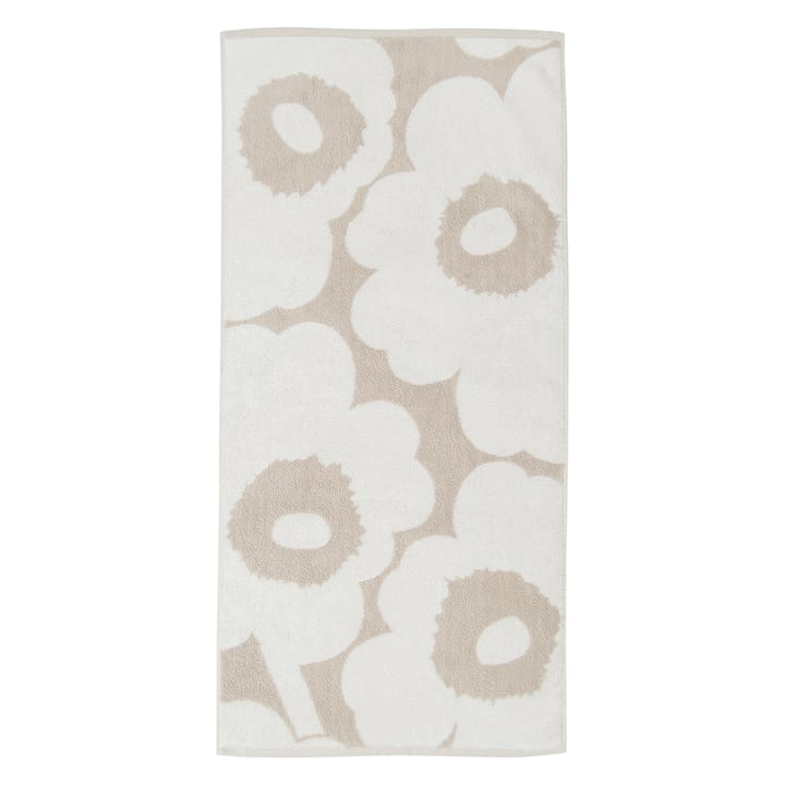 Unikko Handtuch beige-weiß - 50 x 100cm - Marimekko