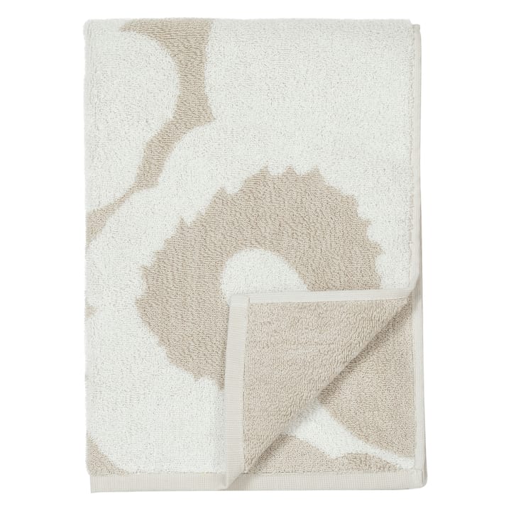Unikko Handtuch beige-weiß - 50 x 100cm - Marimekko