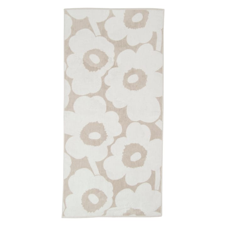 Unikko Handtuch beige-weiß - 70 x 150cm - Marimekko