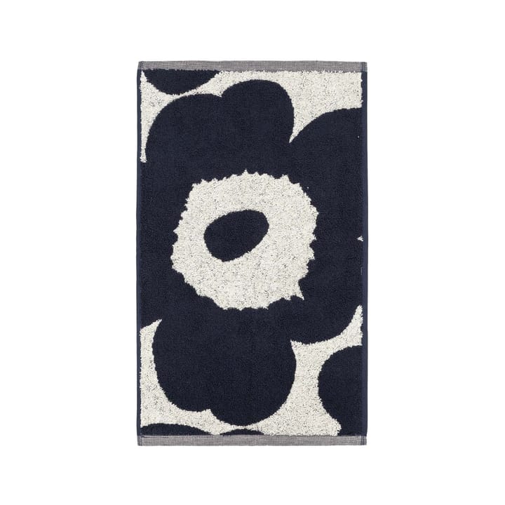 Unikko Handtuch naturweiß-dunkelblau - 30 x 50cm - Marimekko
