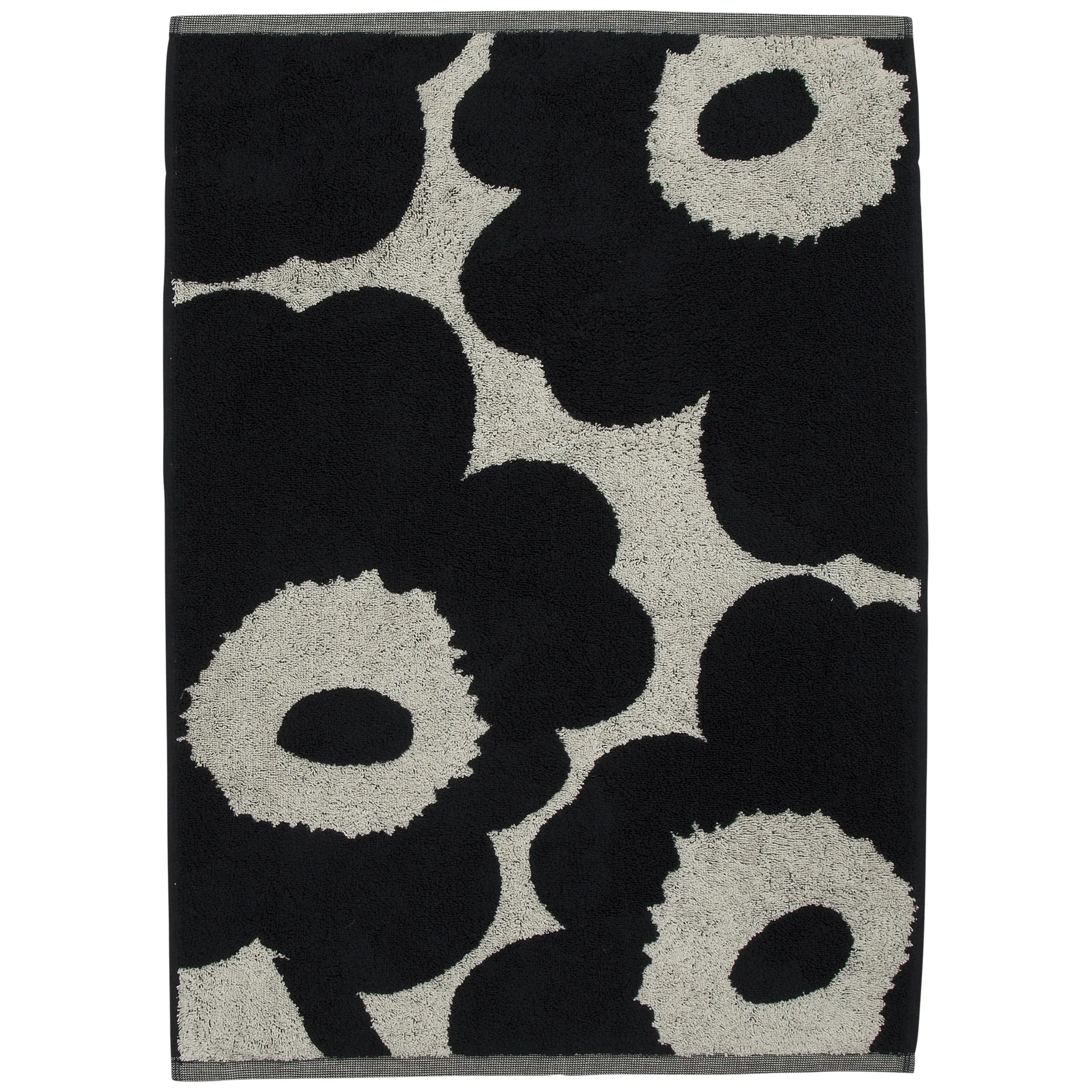 Unikko Handtuch naturweiß-dunkelblau, 50 x 70cm Marimekko