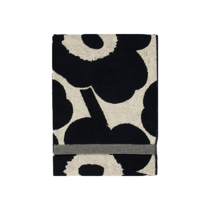 Unikko Handtuch naturweiß-dunkelblau, 70 x 150cm Marimekko