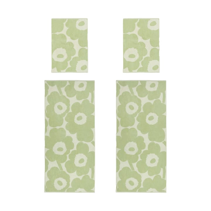 Unikko Handtuch-Set, Off white-sage Marimekko