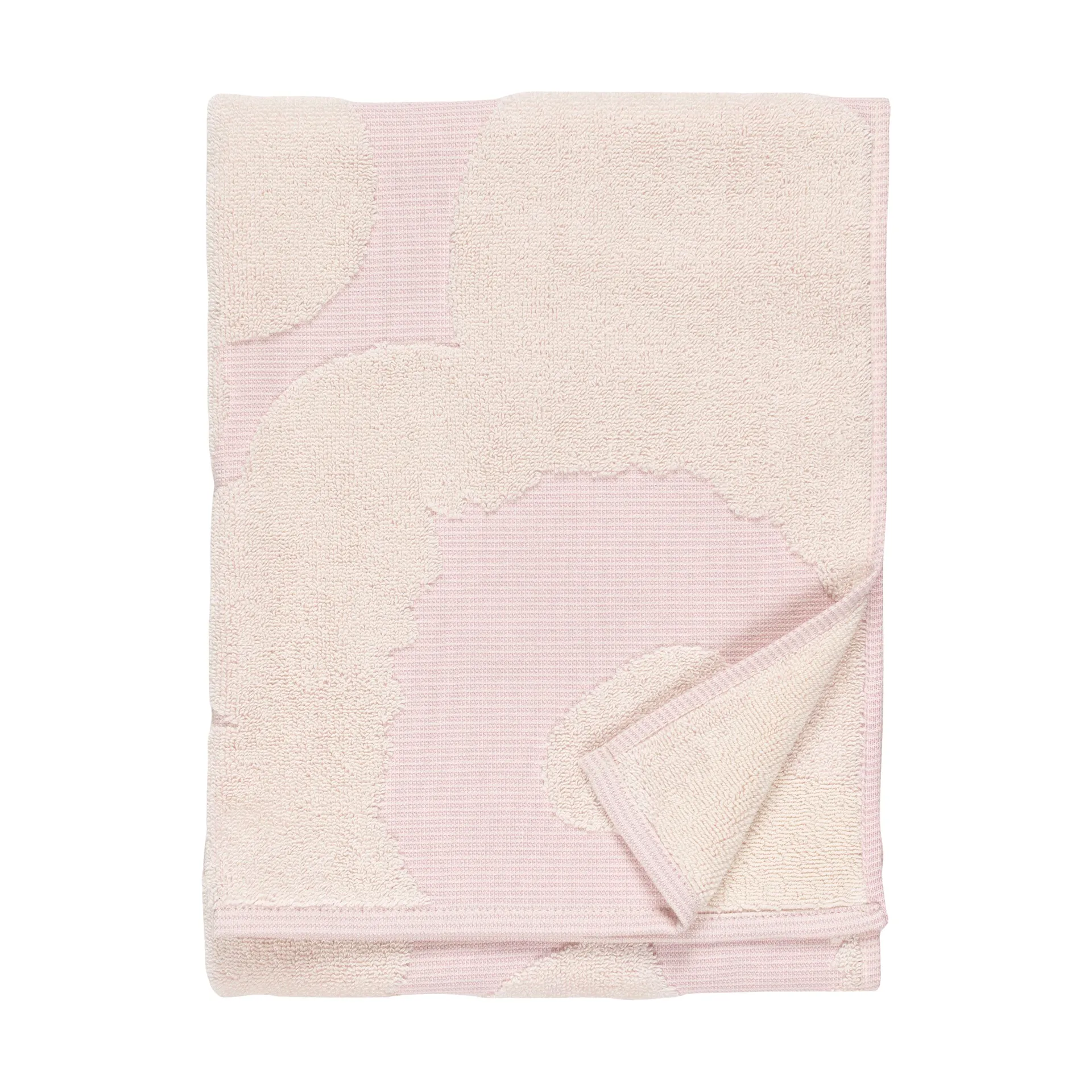Unikko Handtuchset 3-teilig, White-light pink Marimekko