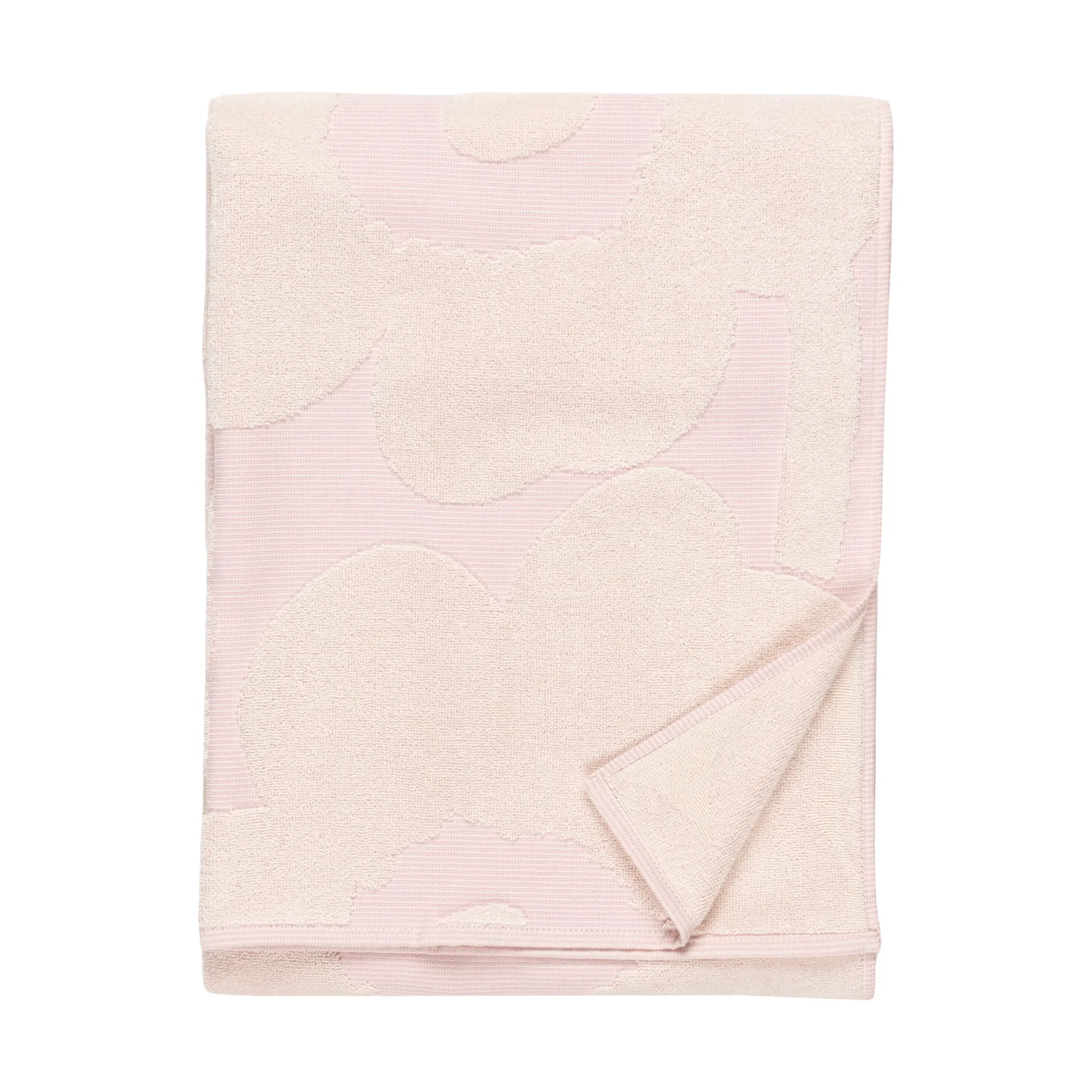 Unikko Handtuchset 3-teilig, White-light pink Marimekko