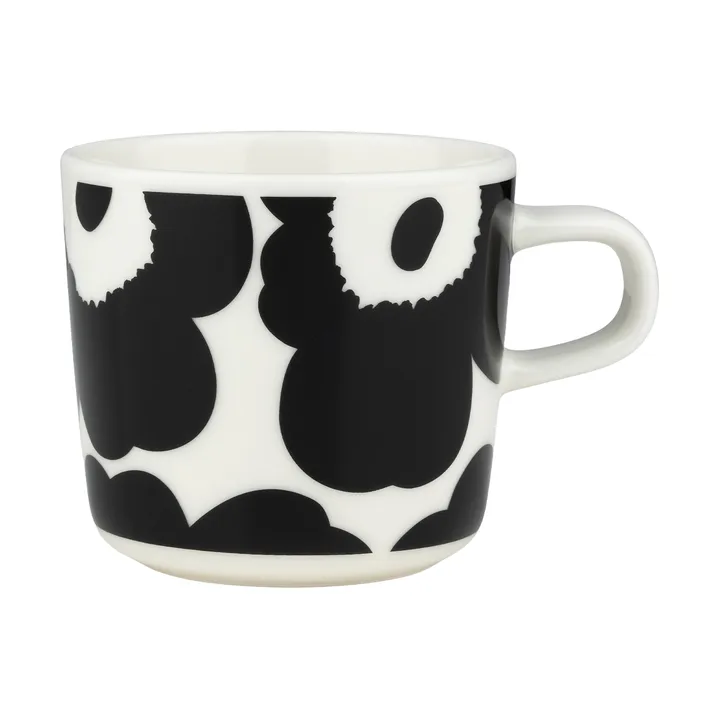 Unikko Kaffeetasse 20 cl - Black-white - Marimekko