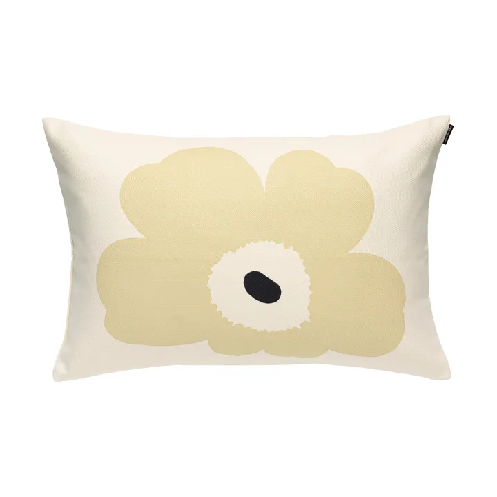 Unikko Kissenbezug 40 x 60 cm - White, light brown - Marimekko