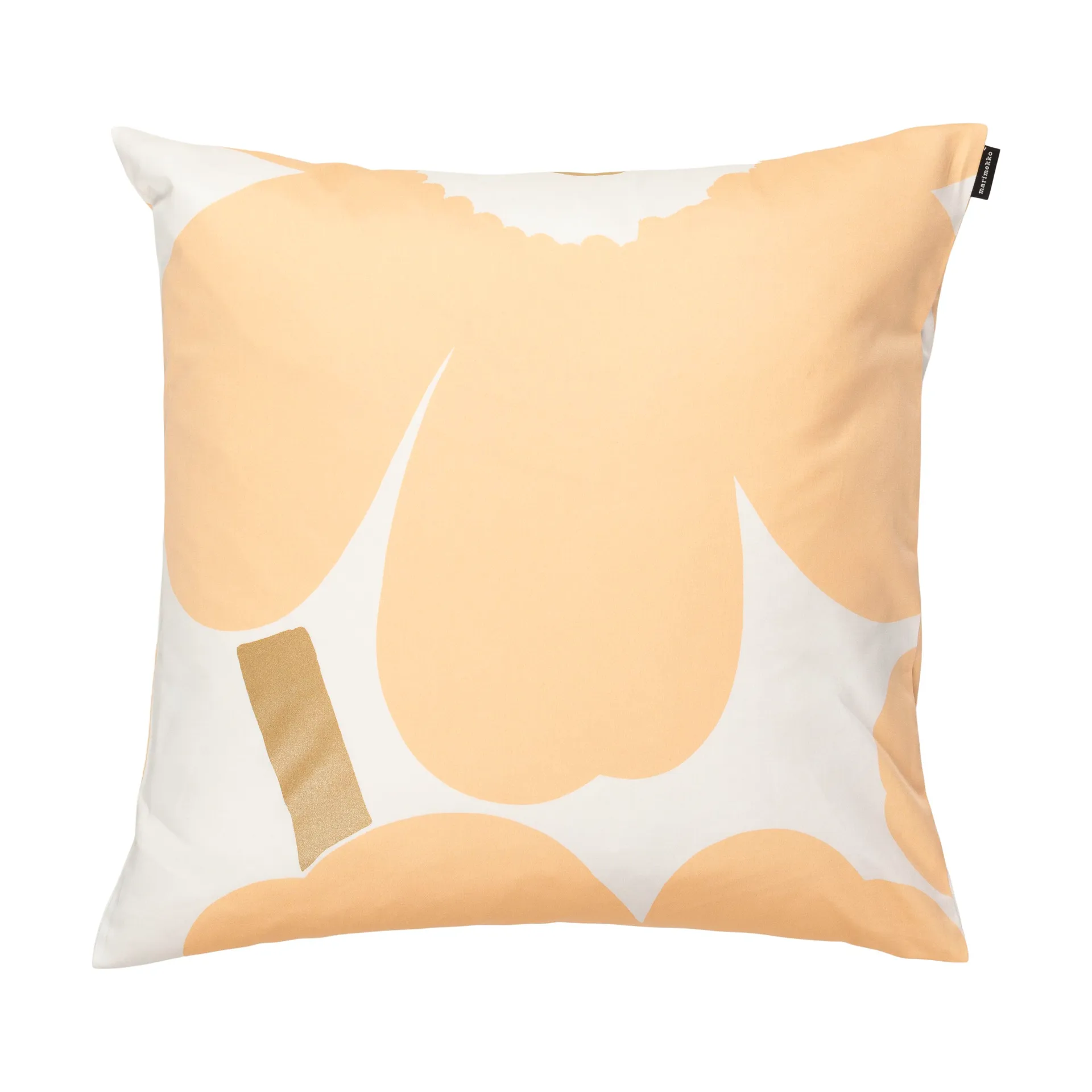 Unikko Kissenbezug 50x50 cm 2er-Pack, White-Light pink-apricot Marimekko
