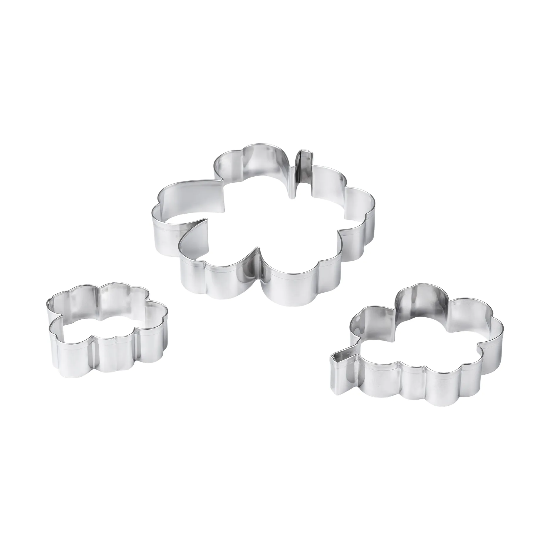 Unikko Kuchenform 3er-Pack, Edelstahl Marimekko