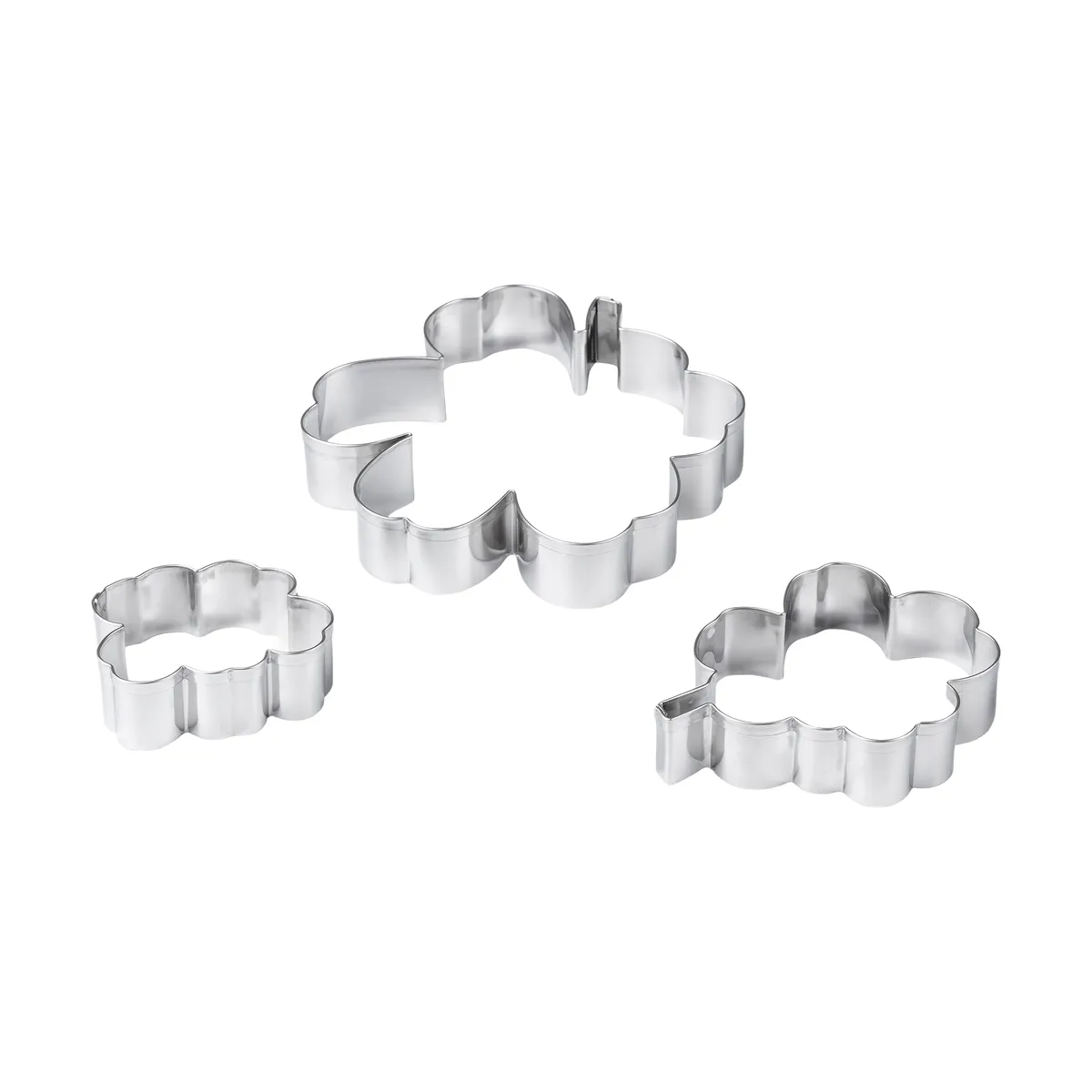 Marimekko Unikko Kuchenform 3er-Pack Edelstahl