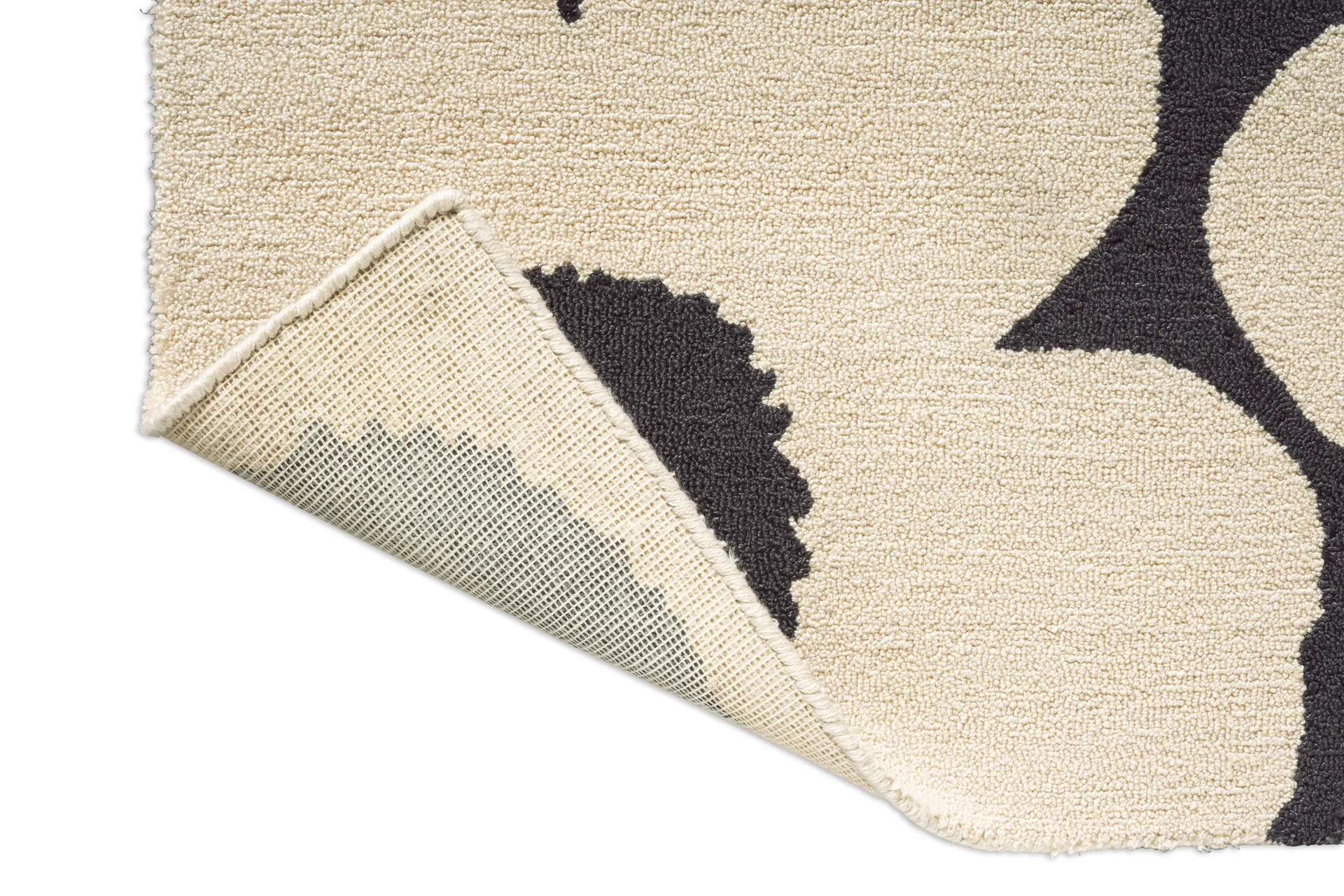 Unikko Outdoor-Teppich, Charcoal-white, 160x230 cm Marimekko