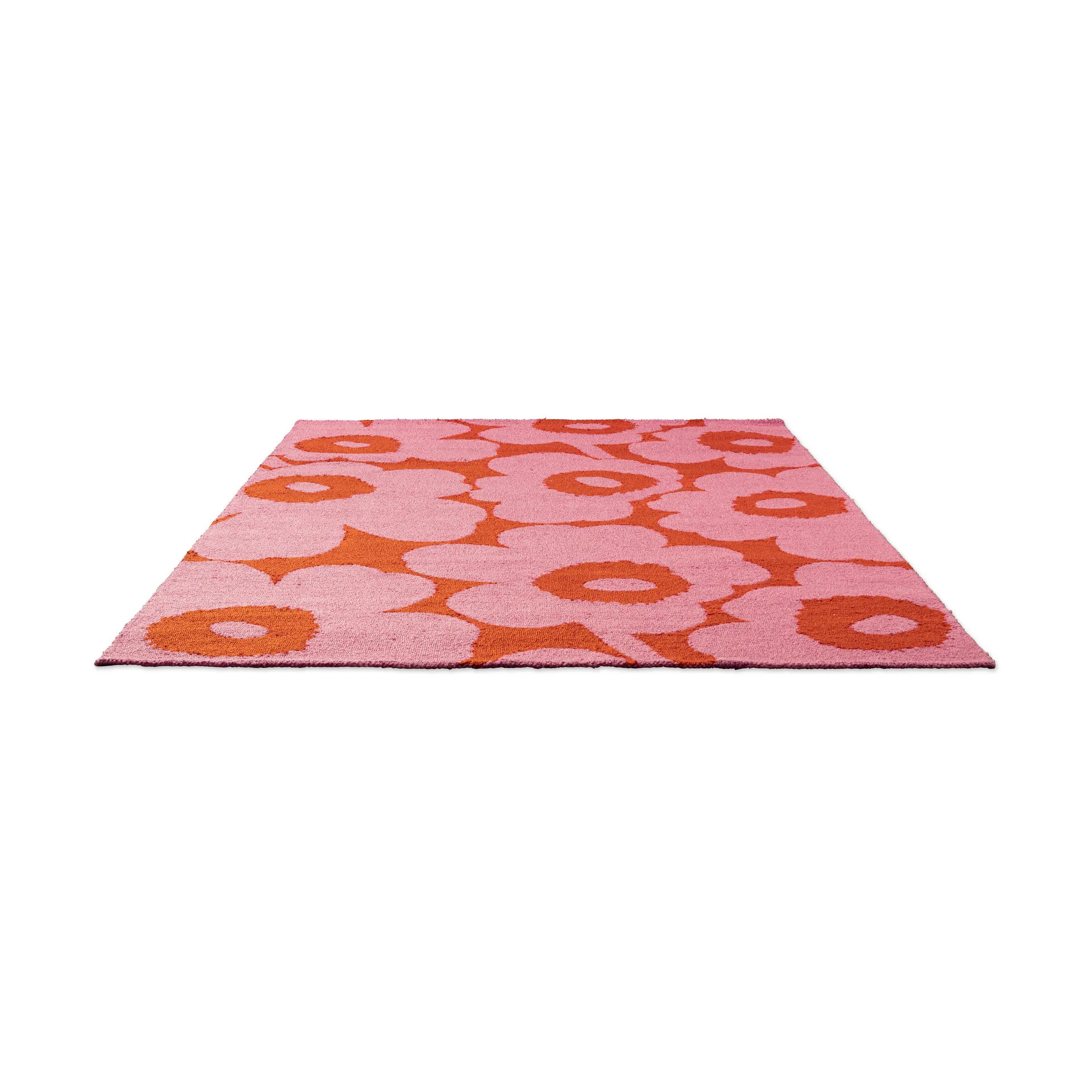 Unikko Outdoor-Teppich, Pink-orange, 140x200 cm Marimekko