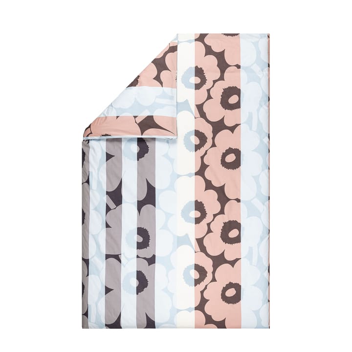 Unikko Ralli Deckenbezug 150 x 210cm - Off white-peach-blue - Marimekko